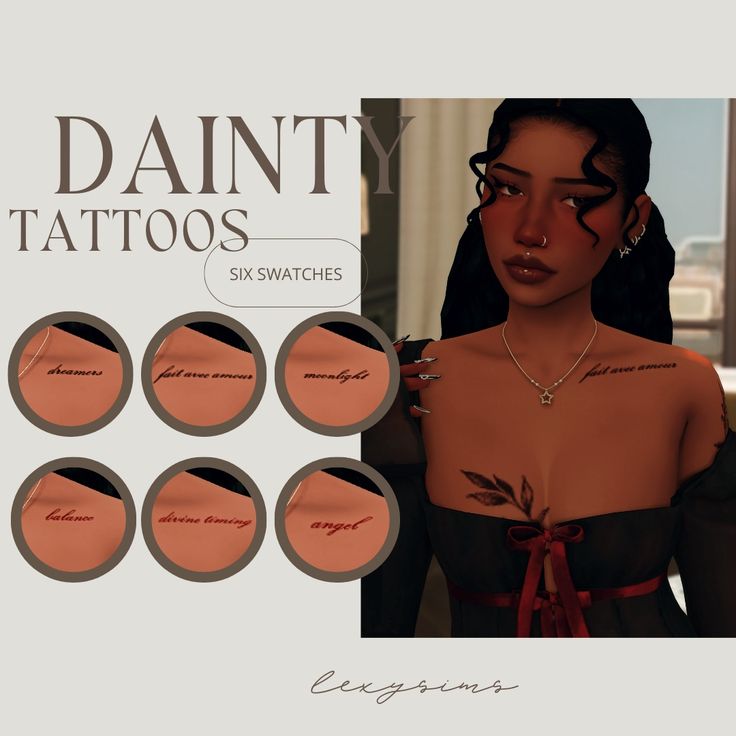 best sims 4 tattoos cc pack