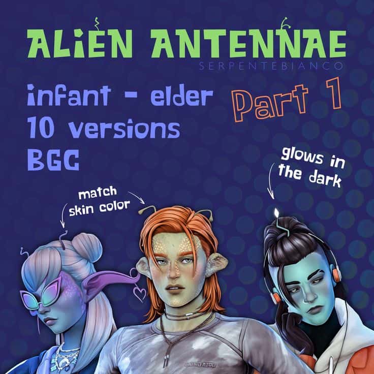 sims 4 alien cc antenna