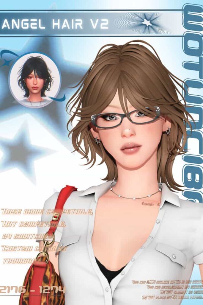 sims 4 angel hair cc