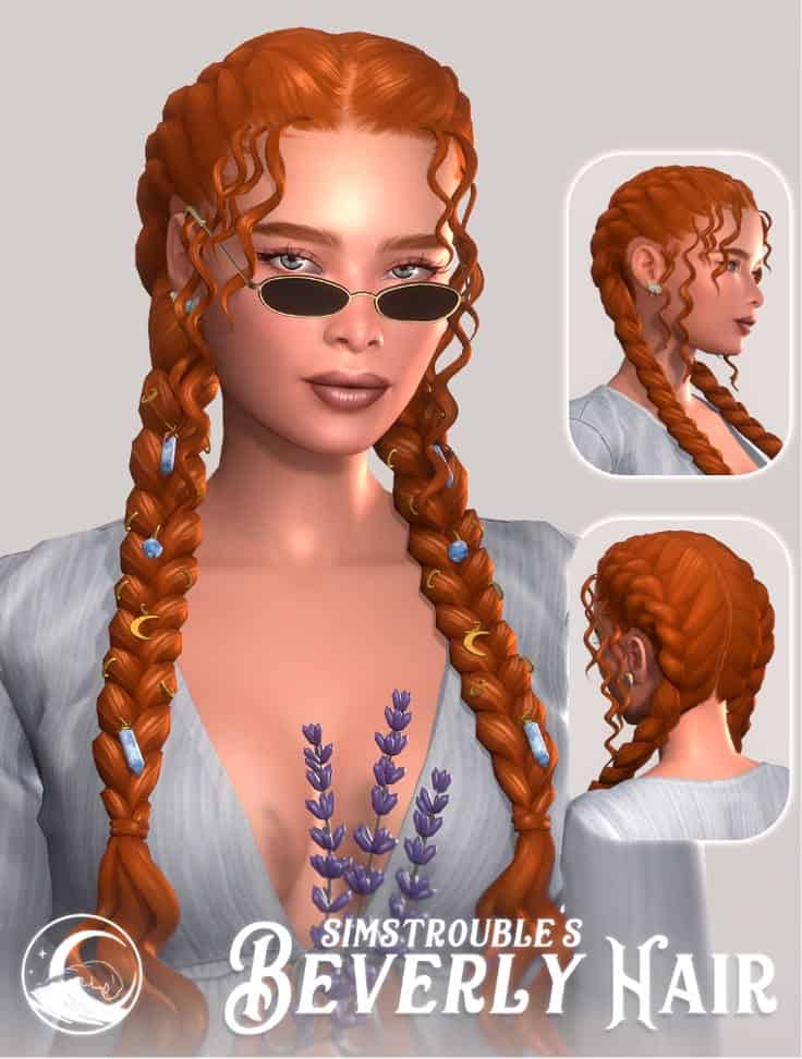 sims 4 braided pigtails cc