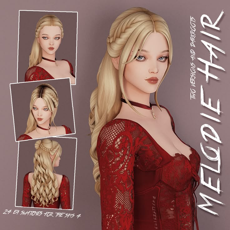 sims 4 braids and curls cc