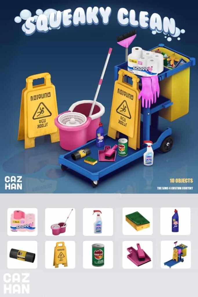 sims 4 cleaning cc pack
