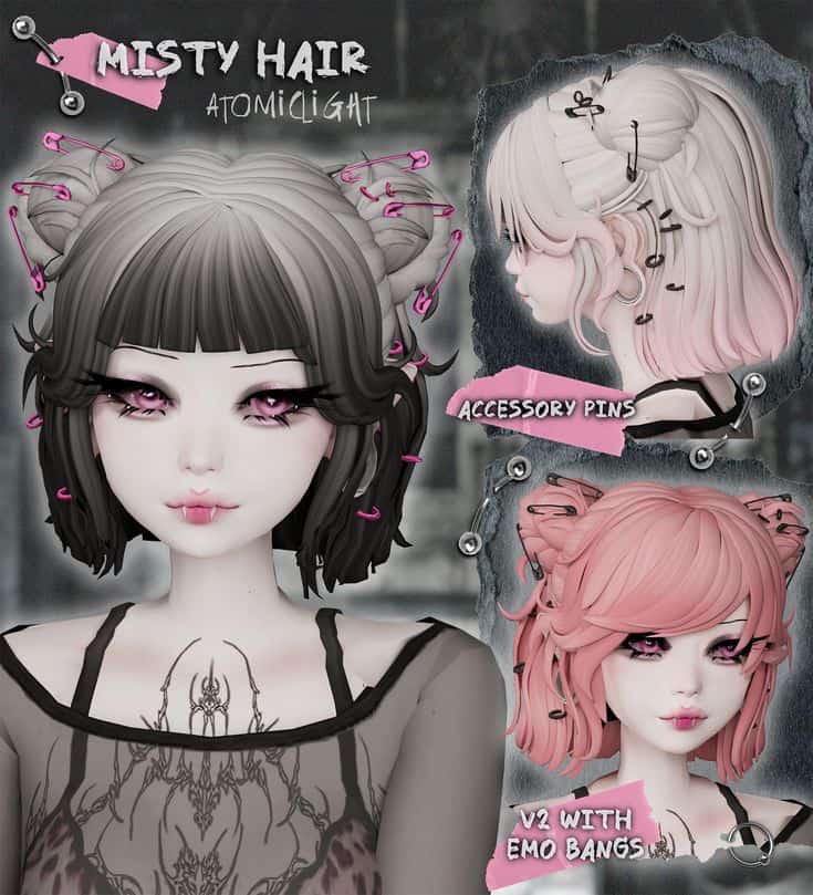 sims 4 emo hair cc