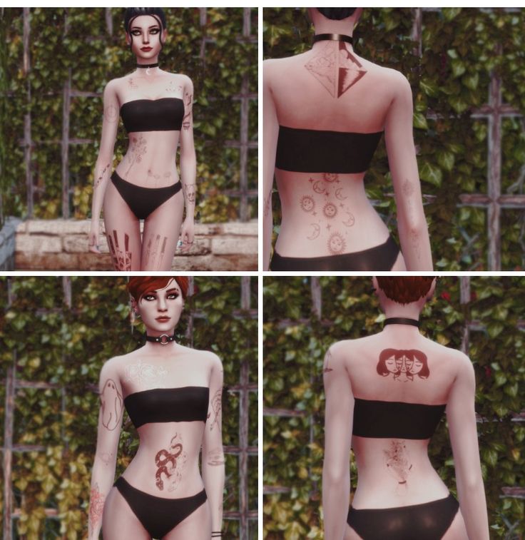 sims 4 face tattoos