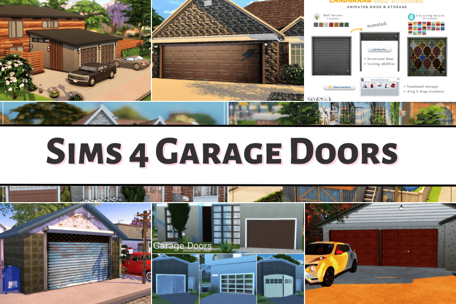 The Ultimate List of Sims 4 Garage Doors (CC, Mods, and More)