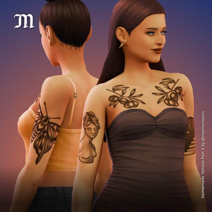 sims 4 homemade tattoos