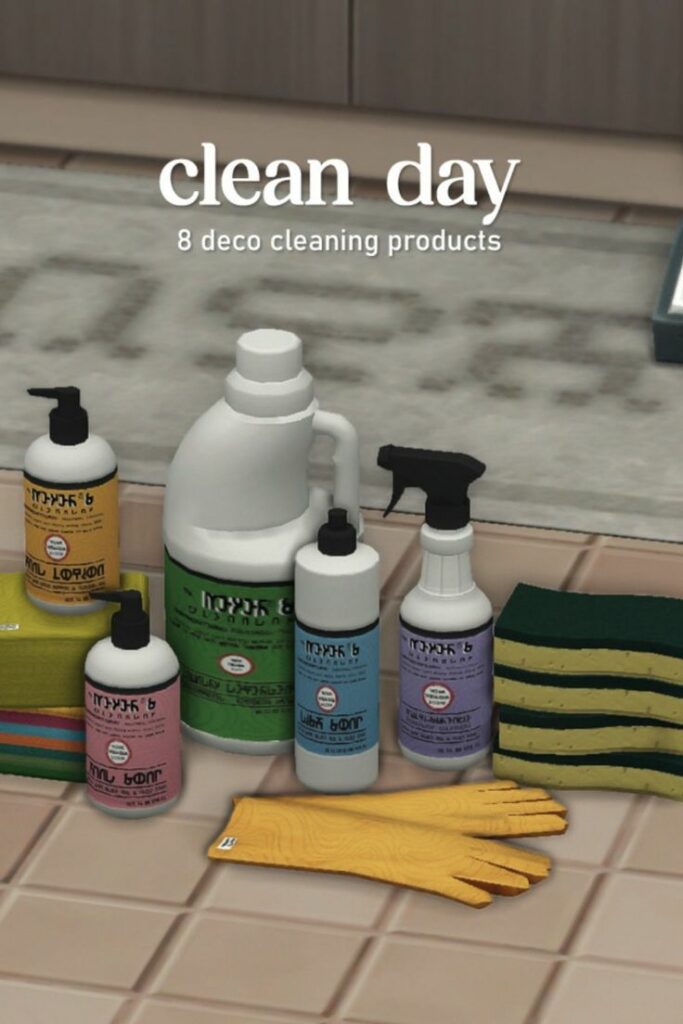 sims 4 laundry decor cc