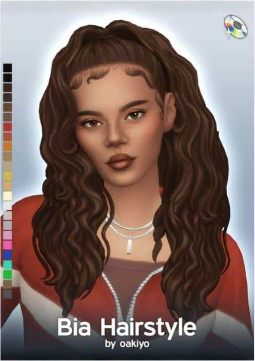 sims 4 long curly cc hair