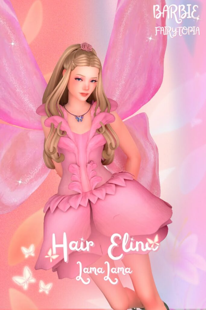 sims 4 long ponytail cc