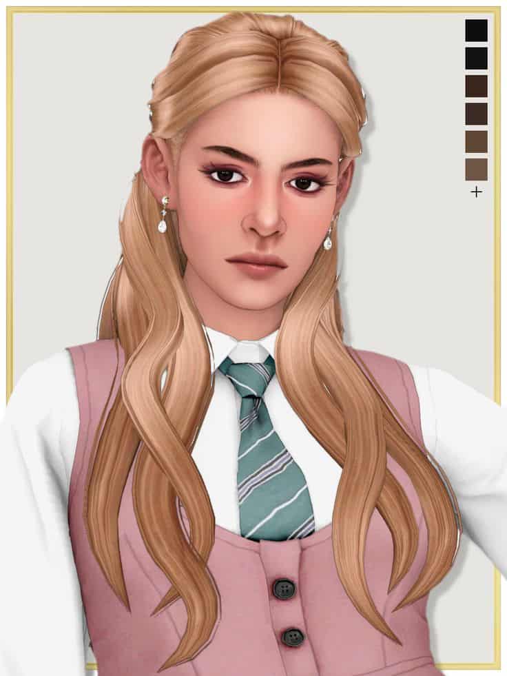 sims 4 maxis match female hair cc