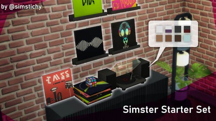 sims 4 music clutter set