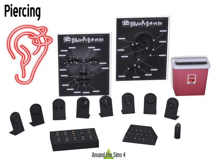 sims 4 piercing clutter cc
