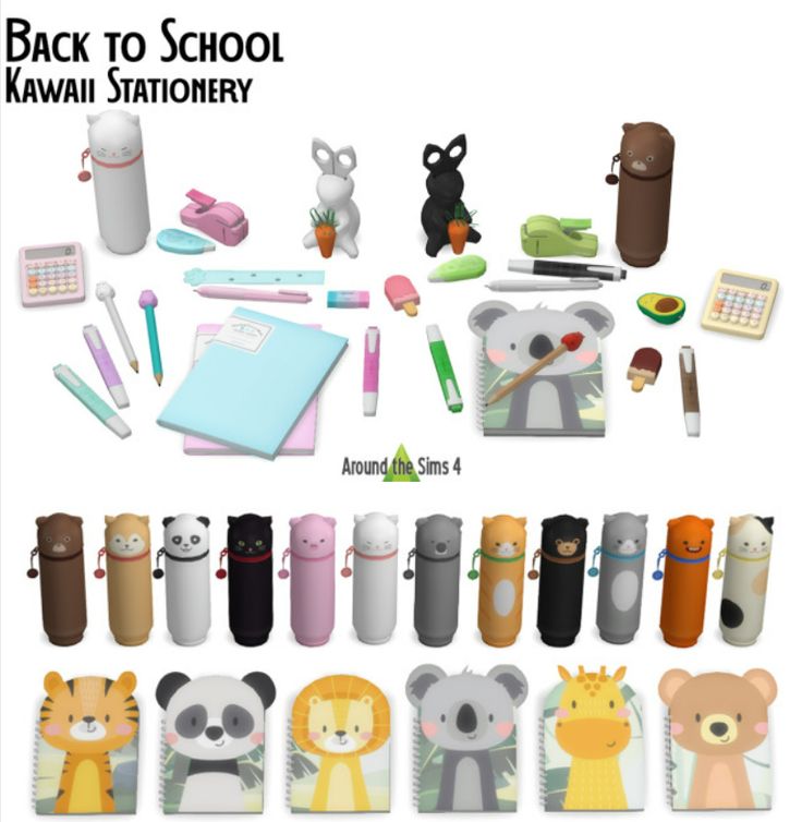sims 4 school clutter cc