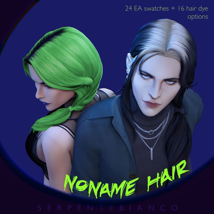 sims 4 side ponytail