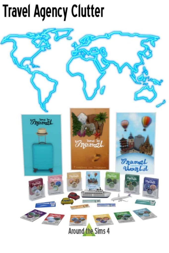 sims 4 travel clutter cc
