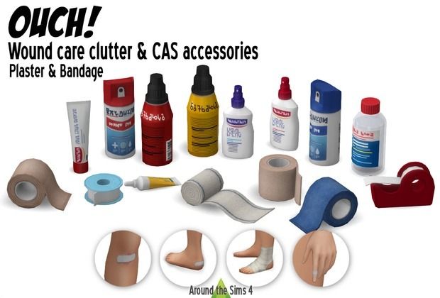 sims 4 wound care clutter cc