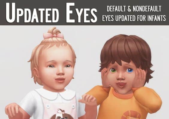 the sims 4 infant eyes cc pack