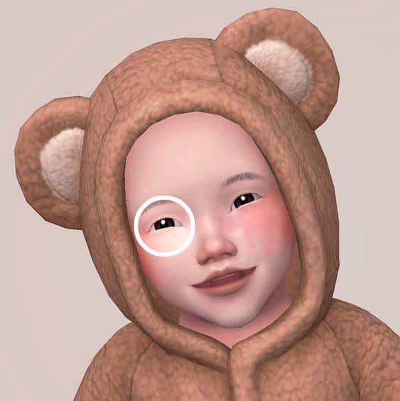 the sims 4 infant eyes custom content