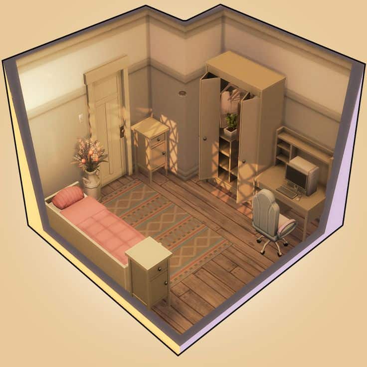 bedroom cc set sims 4