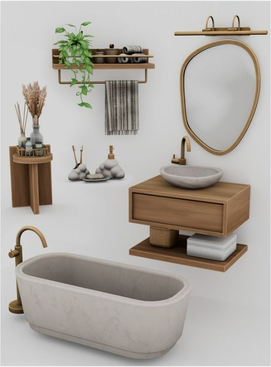 best sims 4 bathroom cc pack