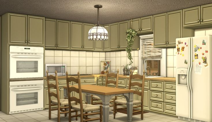 maxis match kitchen cc