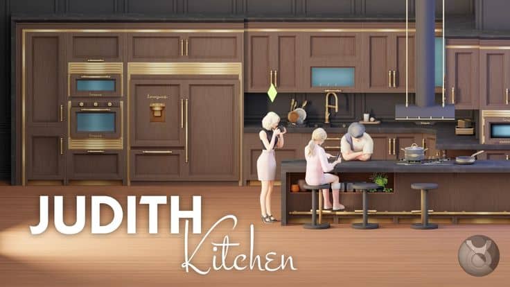 modern kitchen cc sims 4
