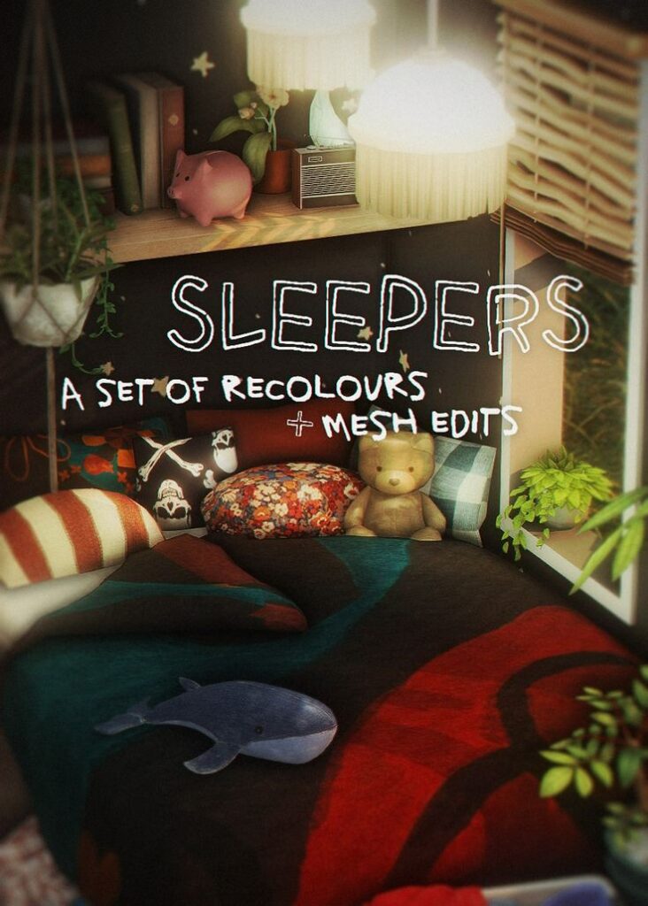 sims 4 bedroom cc recolor