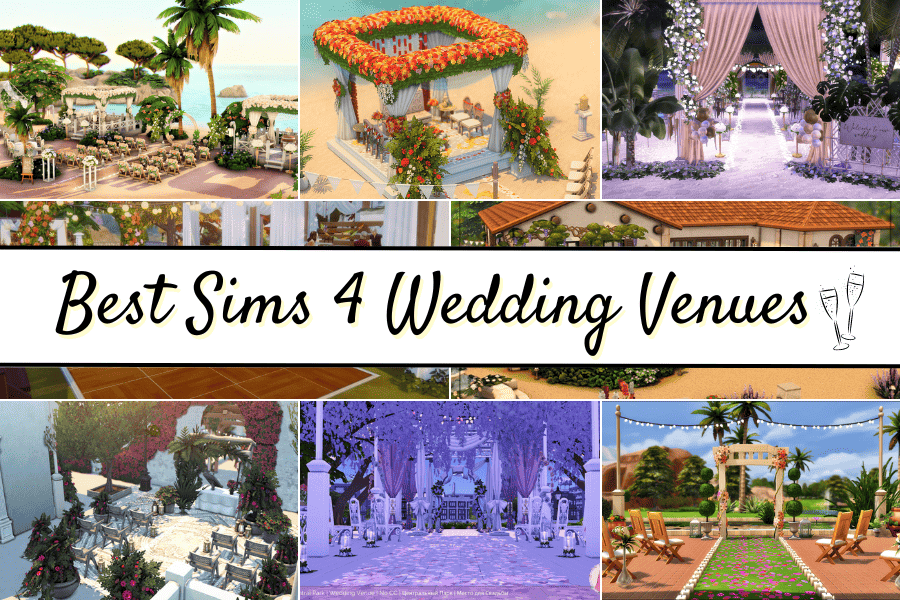 23+ Incredible Sims 4 Wedding Venues (That You Have To See)