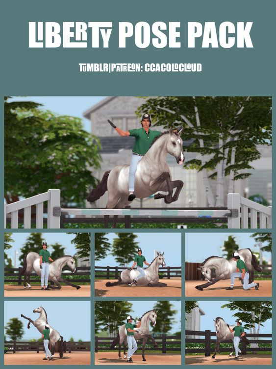best sims 4 horse pose pack