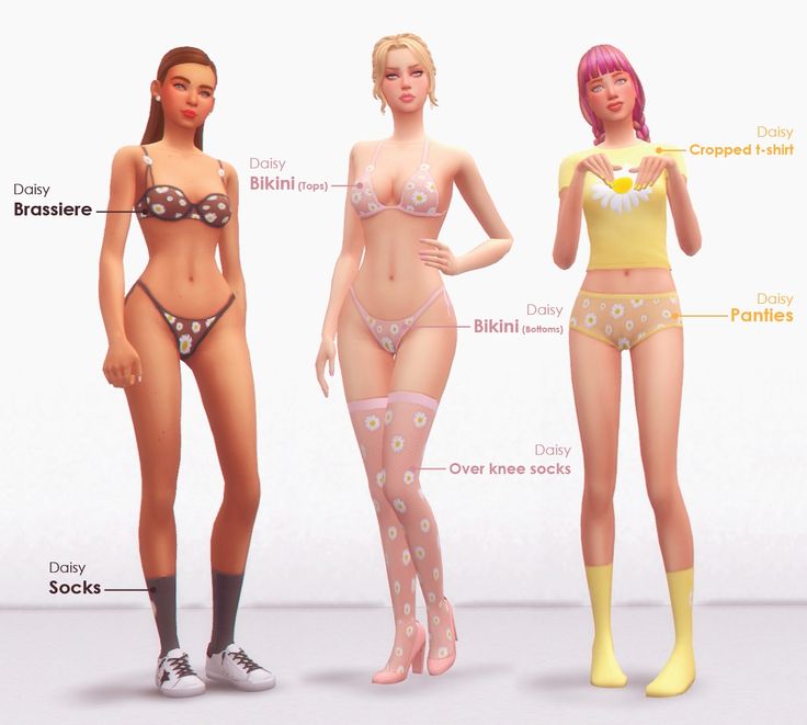 daisy sims 4 swimsuit