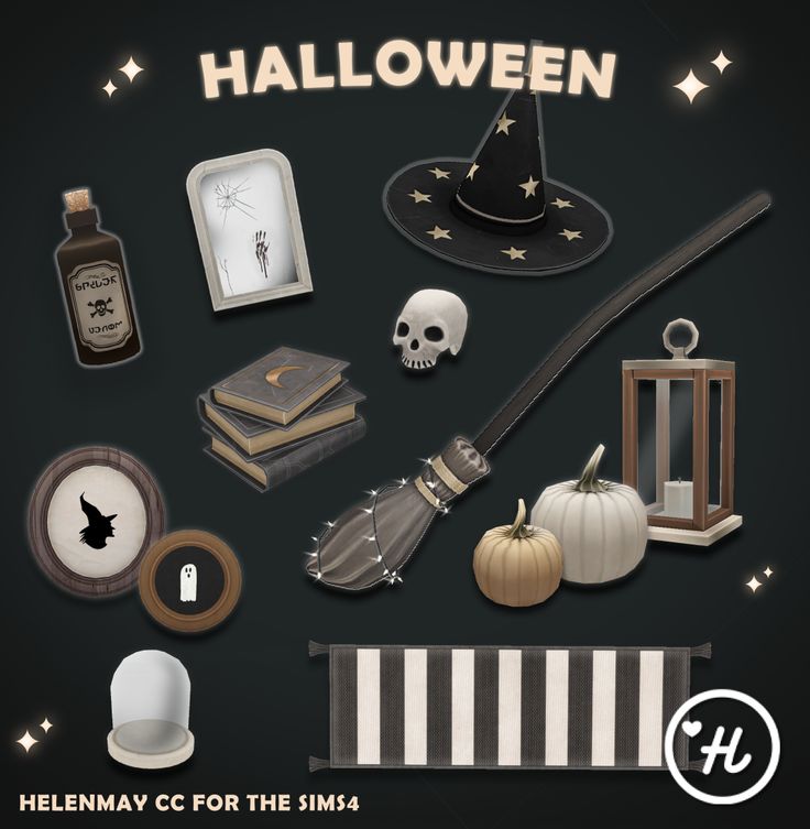 sims 4 halloween cc set