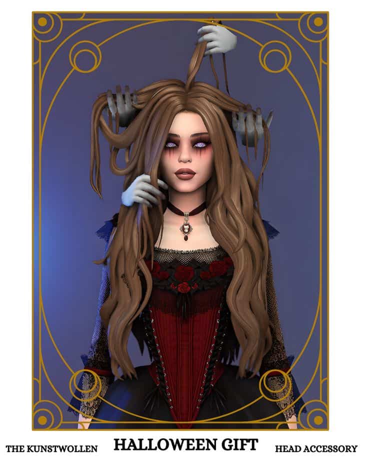 sims 4 halloween head accessory