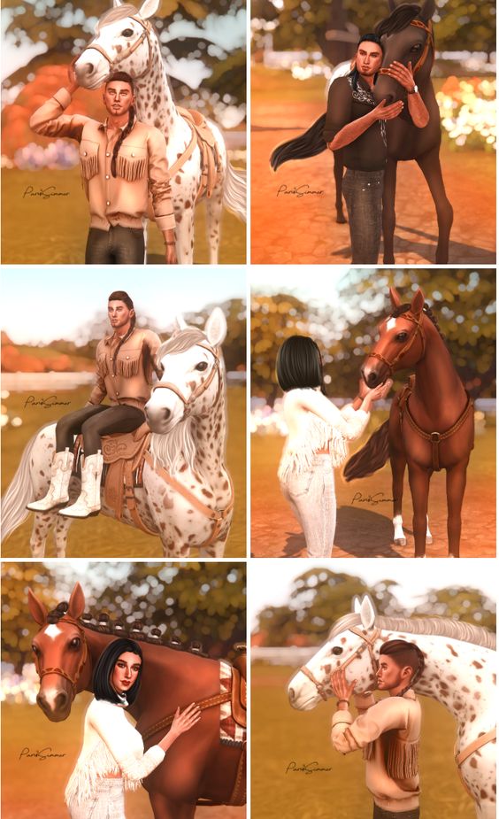sims 4 horse pose packs