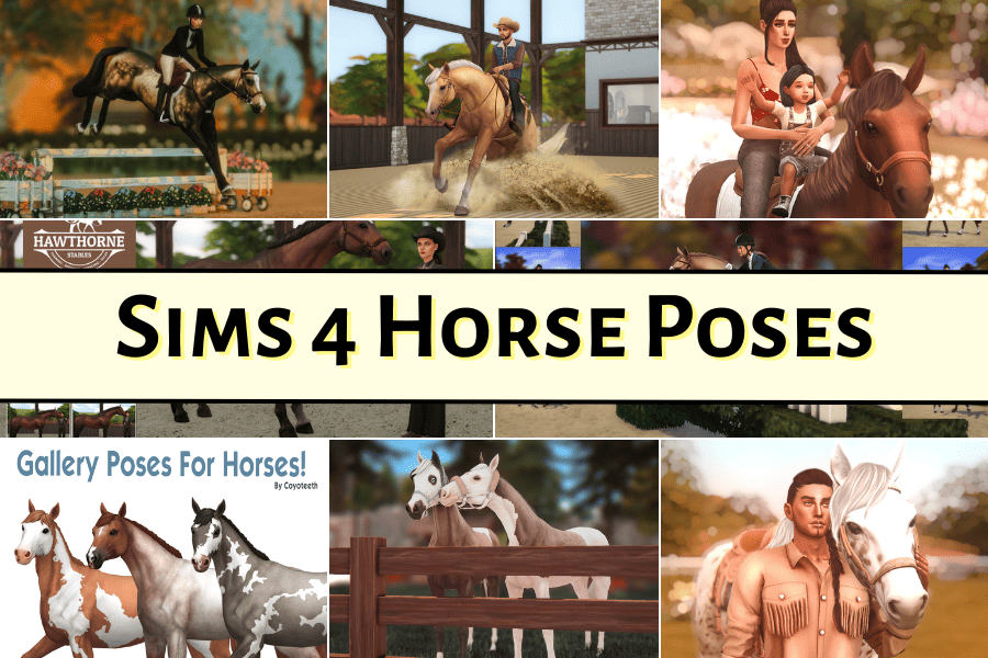 27+ Sims 4 Horse Poses: A Must-Have for Every Equestrian Lover