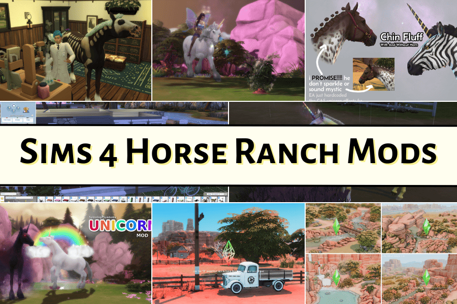 sims 4 horse ranch mods