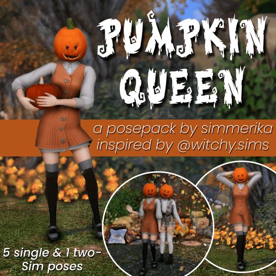 the sims 4 halloween poses