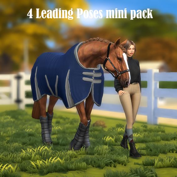 the sims 4 horse pose pack