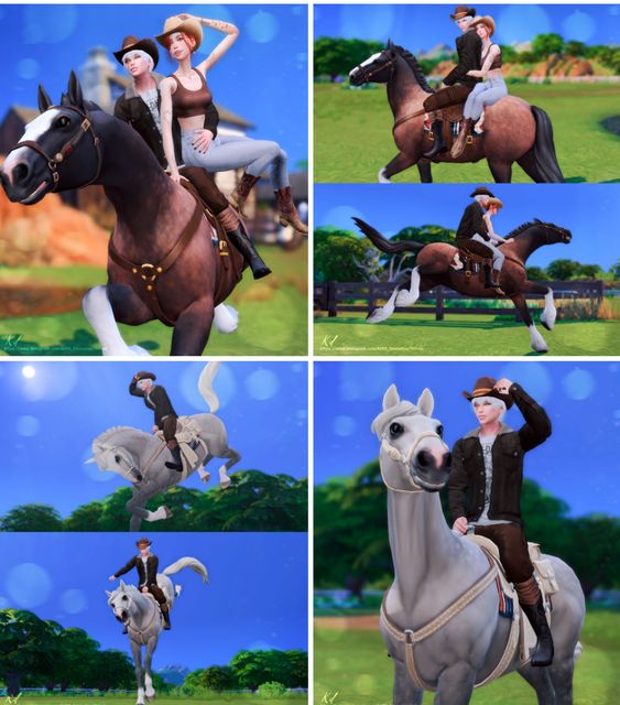 the sims 4 horse ranch poses