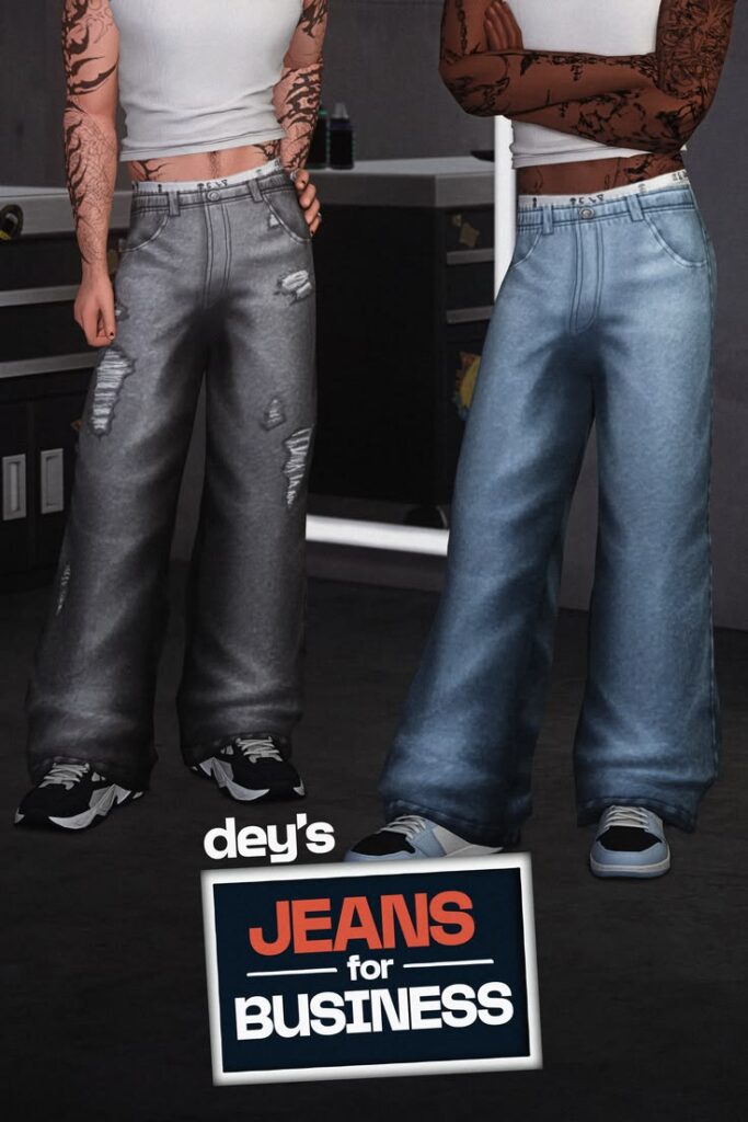 best sims 4 baggy jeans