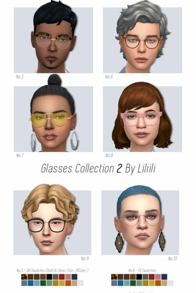 best sims 4 glasses maxis match
