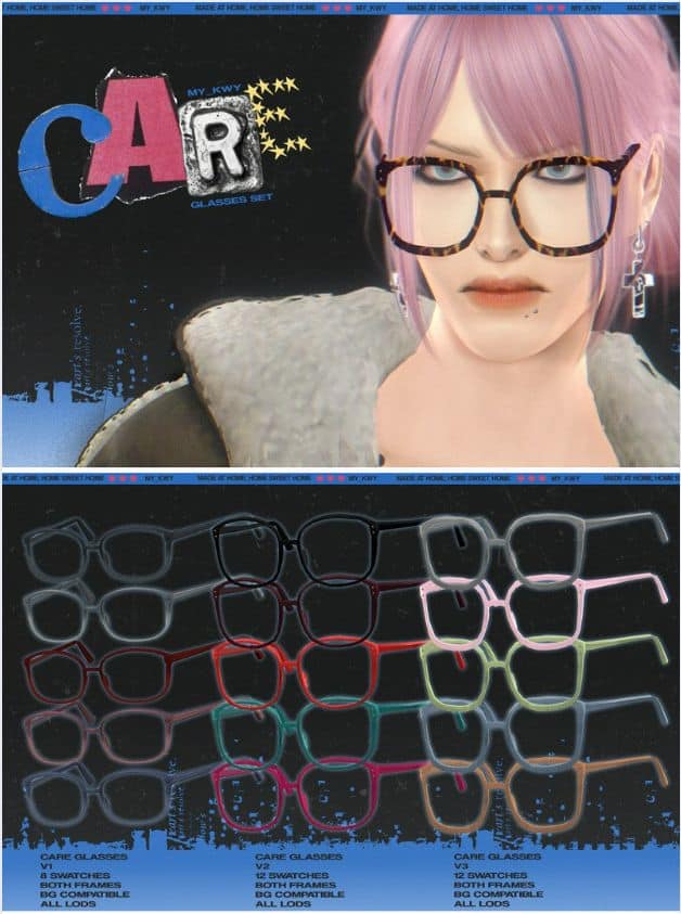 best sims 4 glasses set