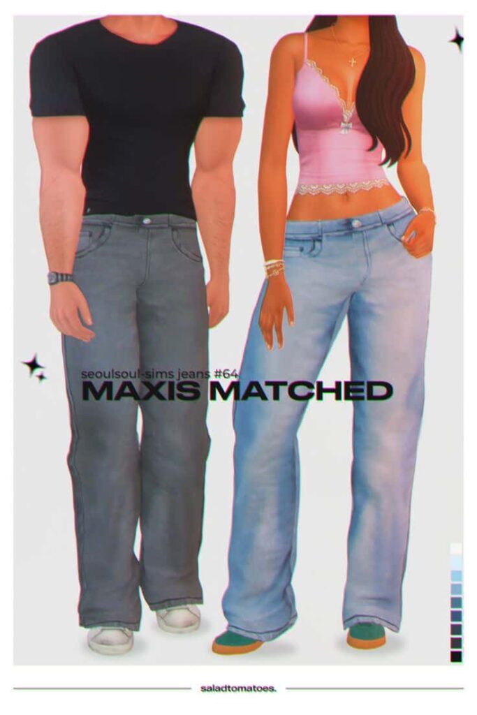 maxis match jeans cc