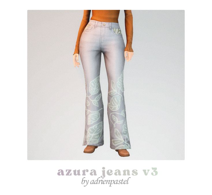 sims 4 azura jeans cc