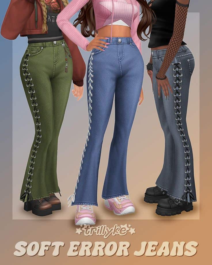 sims 4 denim jeans cc