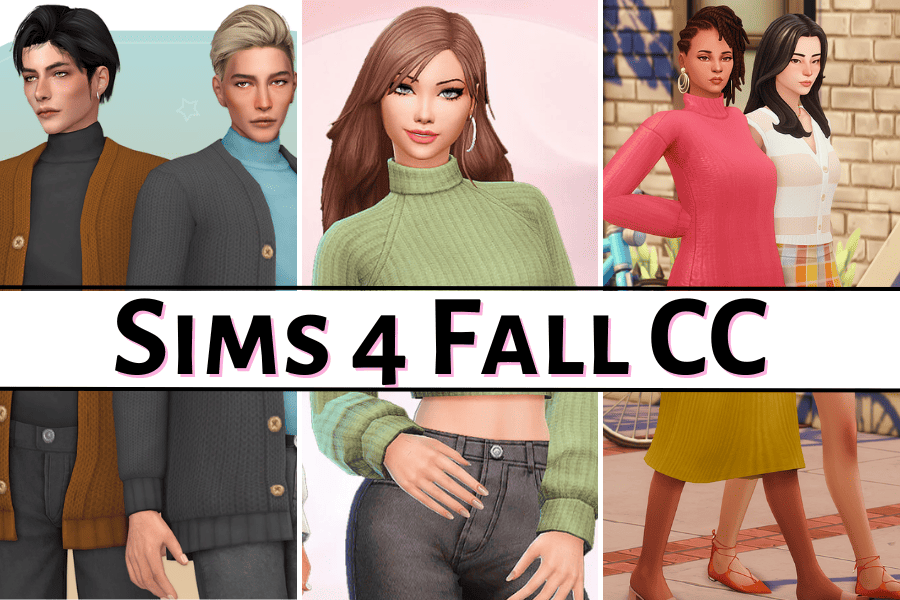 25+ Sims 4 Fall CC Pieces to Embrace the Autumn Vibes