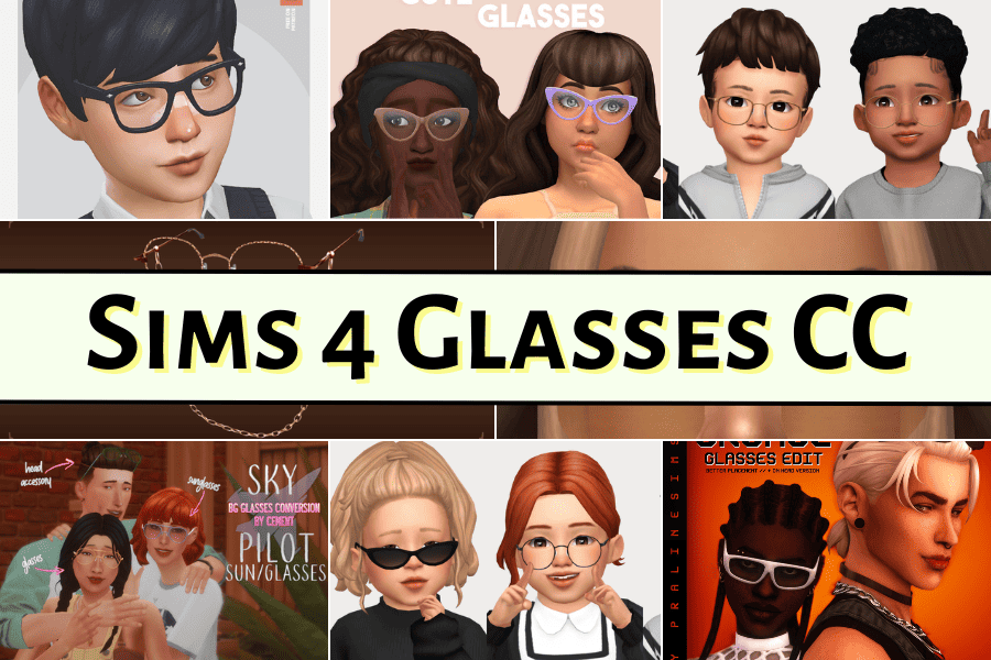 29 Sims 4 Glasses CC: The Perfect Accessory for Your Sim’s Style