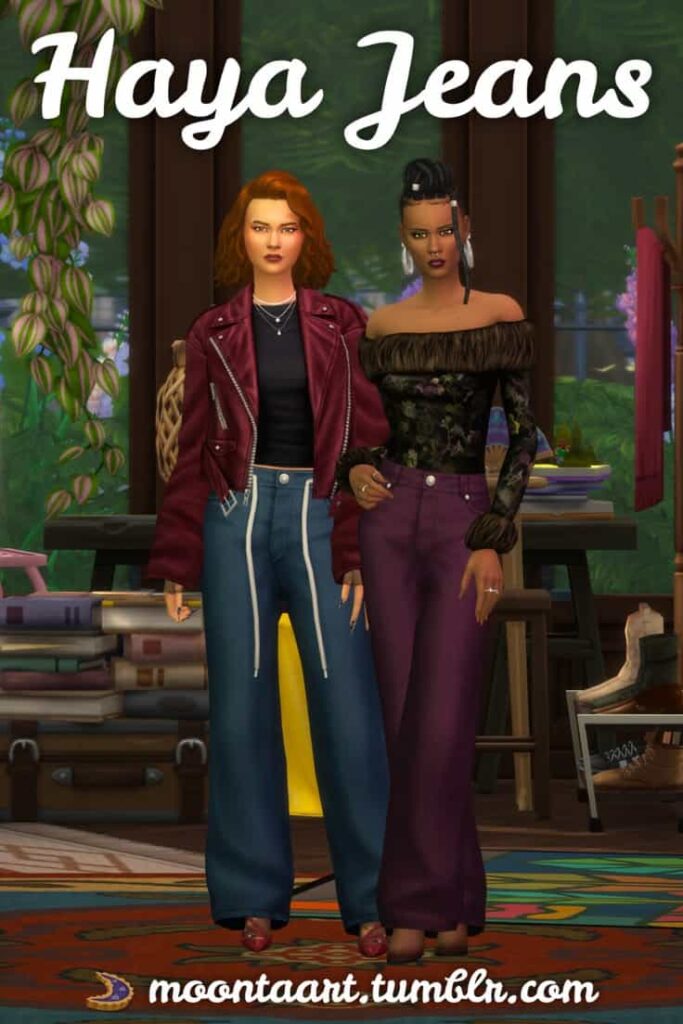 sims 4 high-waist jeans