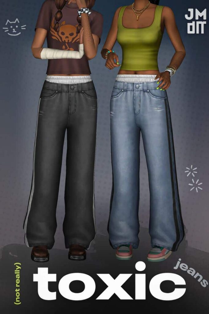 sims 4 jeans cc maxis match