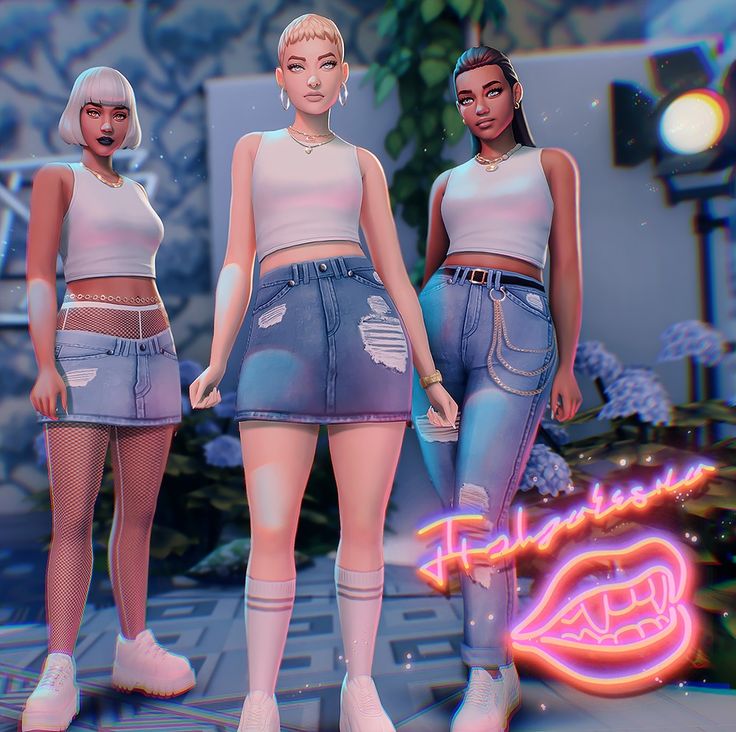 sims 4 jeans lookbook cc