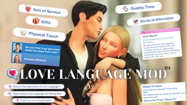 sims 4 love language mod